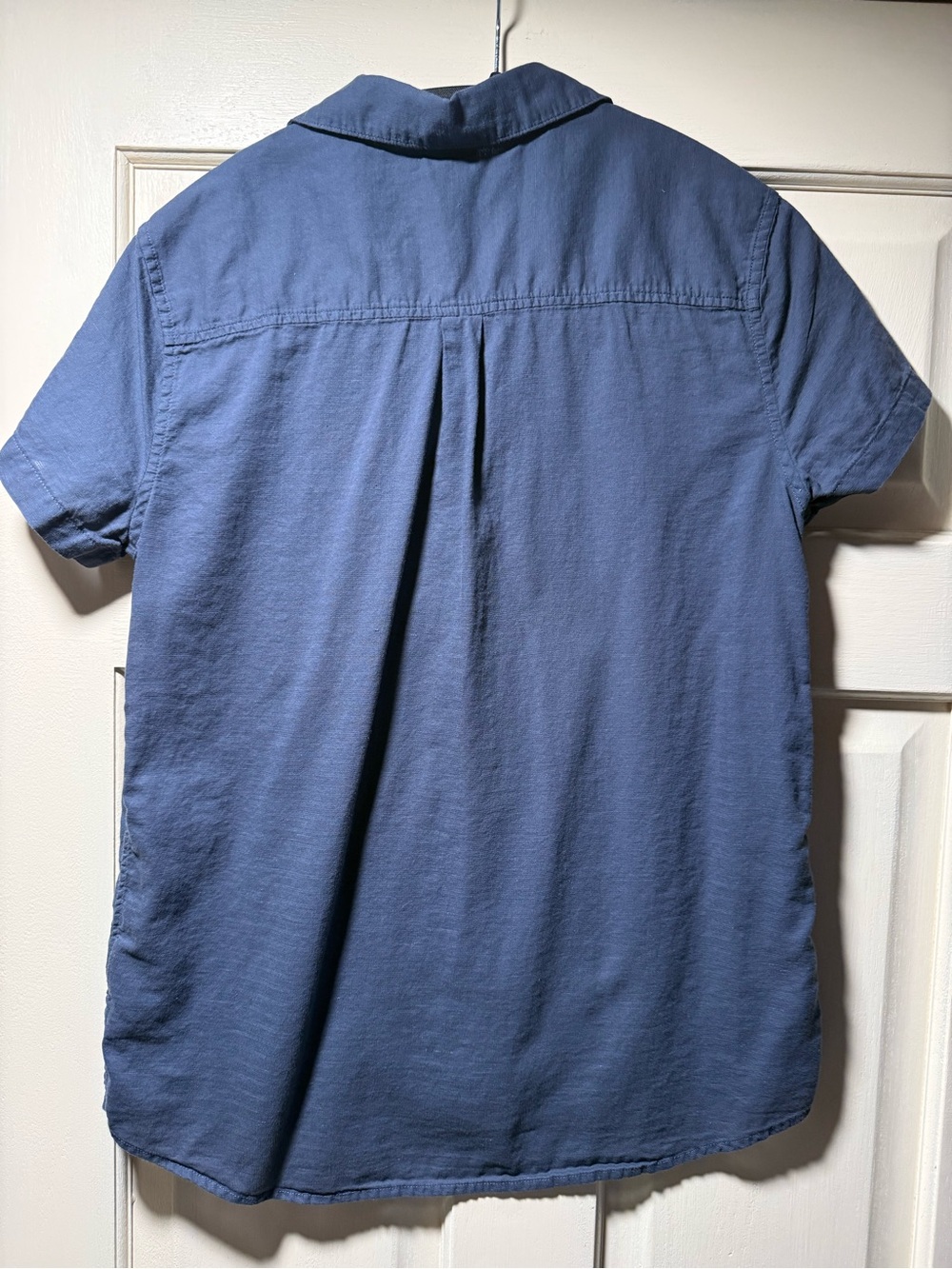 Patagonia Women’s Medium Blue Short Sleeve Button Down Shirt - Picture 2 of 5